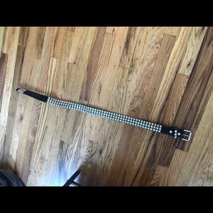 Studded black belt